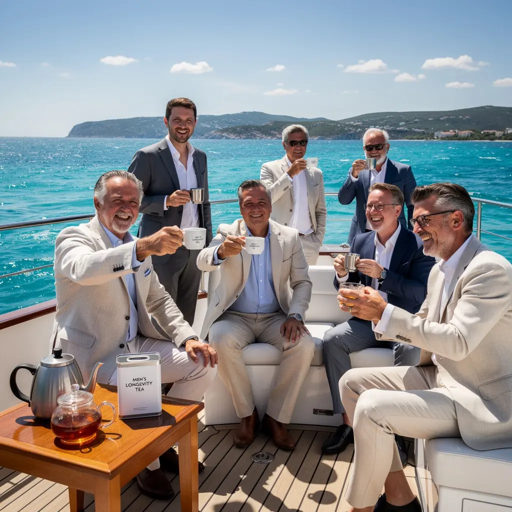 Zeleni čaj s herbalnim sastojcima za dugovječnost i vitalnost muškaraca.